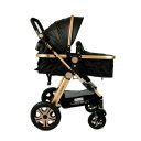 Ver imagem 3 de 3 em 1 Carrinho Bebê Supremo + Bebê Conforto Inmetro Preto