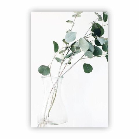 Quadro Canvas Fotografia de Planta Minimalista 30x40cm