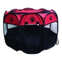 Ver imagem 1 de CERCADO PORTÁTIL DOBRAVEL CÃES VERMELHO PRÁTICO PET-550