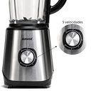 Ver imagem 4 de Liquidificador 1,7 Litros 5 Velocidades Pulsar 800w Jarra Vidro Inox Preto Amvox Alq 0209 (110v)