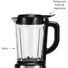 Liquidificador 1,7 Litros 5 Velocidades Pulsar 800w Jarra Vidro Inox Preto Amvox Alq 0209 (110v) - 3