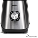 Ver imagem 6 de Liquidificador 1,7 Litros 5 Velocidades Pulsar 800w Jarra Vidro Inox Preto Amvox Alq 0209 (110v)