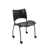 Cadeira Iso Secretaria Preta Escritorio Giratoria Home Office Chair - 3