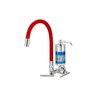 Torneira com filtro Esteves de parede para cozinha bica alta vermelha - 1