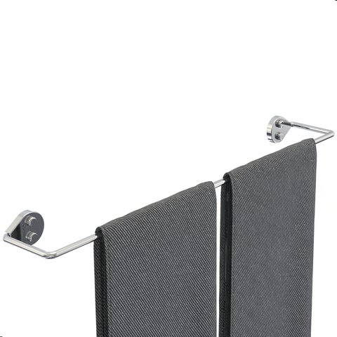 Porta Toalha Banho Suporte de Parede Cromado F.arm