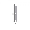 Ver imagem 3 de Kit Rodape Poliestireno 10cm Liso Santa Luzia 24metro(10barras)