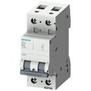 Ver imagem 1 de Disjuntor Bipolar DIN 50A 250/440 VCA - Siemens 5SL12507MB