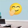 Adesivo de Parede Emoji Risada Discreta - 2