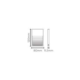 BALIZADOR DE SOBREPOR NEU 2 BRANCO 2W 80LM STH8750 30 - 2