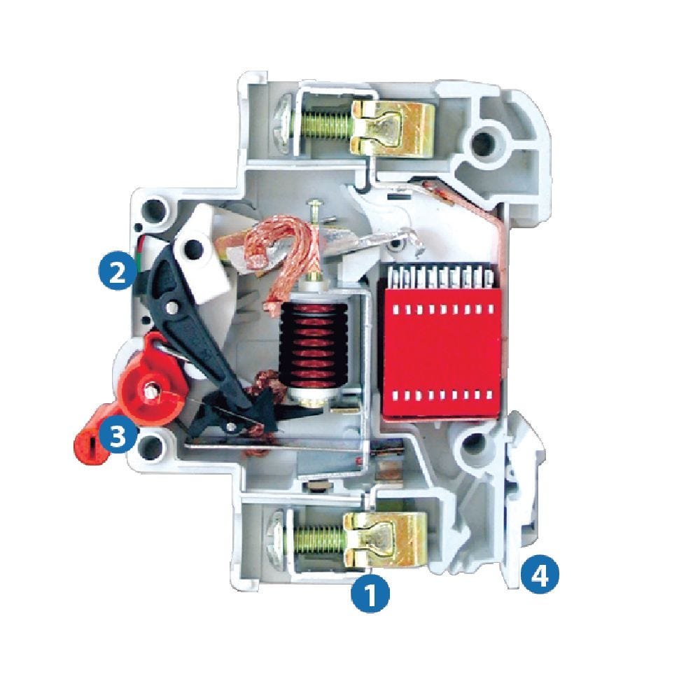 Disjuntor Unipolar 25a Albr Curva C Alumbra - 2