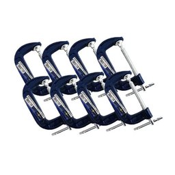 Kit 8 Sargento Grampo Marceneiro Tipo C Pesado 4'' 100mm - 1