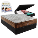 Ver imagem 1 de Cama Box Baú Casal e Colchão Ortopédico Anjos Star