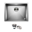 Ver imagem 1 de Cuba Quadrada Inox 304 Cozinha Pia Embutir Sobrepor Gourmet 50x40 Premium com Válvula
