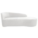 Ver imagem 3 de Kit Divã Recamier Orgânico França 140cm Lado Direito e Poltrona Amore Bouclé