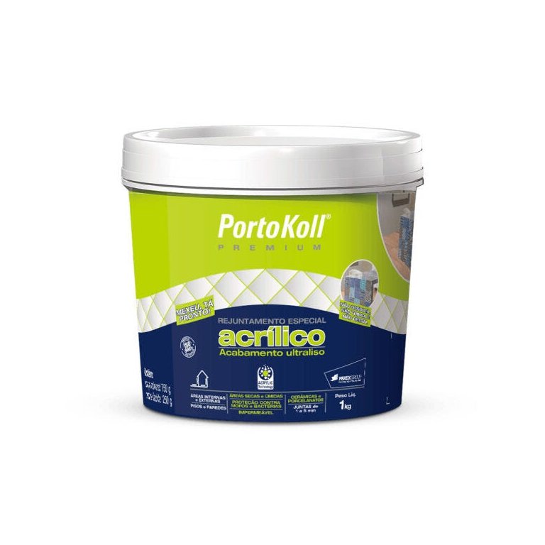 Rejunte Acrílico 1kg Corda Portokoll