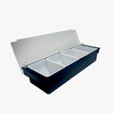Ver imagem 1 de Porta Condimentos com 4 Divisórias Grande para Bartender Frg4044 Frigopro