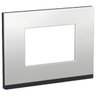 PLACA SUPORTE 4X2 3 POSTOS CLASS GR / ALUMINIUM METAL HORIZONTAL ORION SCHNEIDER - 1