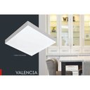 Ver imagem 2 de Luminária Led 25w 6500k Sobrepor Valencia 36x36 Tualux