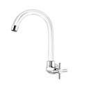 Ver imagem 1 de Torneira de Parede para Cozinha com Bica Móvel Fienza Cristal Cromado Viqua