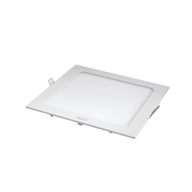 Led Painel Pop Embutir Quadrado 17x17 Am 3000k 12w Bivolt 720 Avant