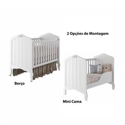 Berço Mini Cama Flex Harmonia - Branco - 4