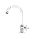 Ver imagem 1 de Torneira de Mesa para Cozinha com Bica Móvel Fienza Cristal Cromado Viqua