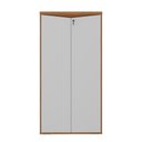 Ver imagem 4 de Armário para Escritório com 2 Portas e 3 Prateleiras Y37 Freijó/Branco Artany