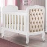 Berço de Bebe Imperial C/Capitonê Planet Baby Selo Inmetro:Branco - 2