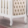 Berço de Bebe Imperial C/Capitonê Planet Baby Selo Inmetro:Branco - 6