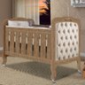 Berço de Bebe Imperial C/Capitonê Planet Baby Selo Inmetro:Amêndoa - 1