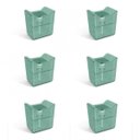 Ver imagem 1 de Jogo de Porta Detergente com Dispenser Translúcido 6 Peças 500ml Premium UZ