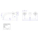 Ver imagem 2 de Misturador de Parede para Lavatório Duna Clássica Black Matte - Deca