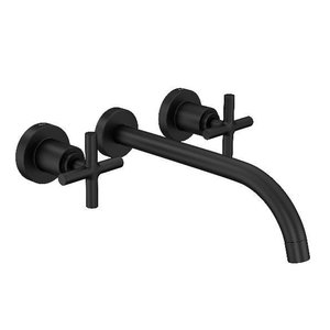 Misturador de Parede para Lavatório Duna Clássica Black Matte - Deca