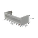 Ver imagem 3 de Prateleira Nicho Para Banheiro Super Funda - 2 Peças