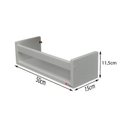 Prateleira Nicho Para Banheiro Super Funda - 2 Peças - 3