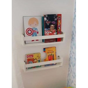 Revisteiro Infantil Resistente Em MDF Kit 2 Peças