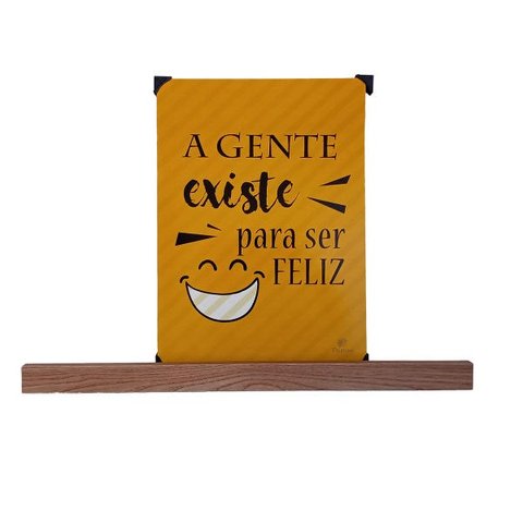 Porta quadros em MDF Madeira Freijó 2pç