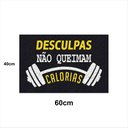 Ver imagem 2 de Tapete Capacho NÃO QUEIMAM CALORIAS 60x40 Casa Entrada Apto
