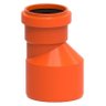 Redução Excêntrica para Esgoto 100x75mm de PVC Redux Tigre - 1