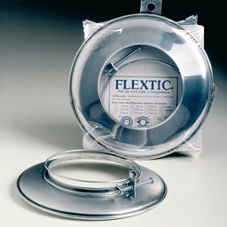 Aro de Arremate em Aluminio para Tubos de 120Mm + Abraçadeira Flexit Westaflex - 1