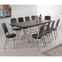 Ver imagem 1 de Conjunto Sala de Jantar Mesa Extensível e 10 Cadeiras Ávila Novabras