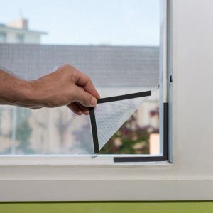 Tela Cortina Mosquiteiro Dengue Zika Magnetico Janela Ima Fácil Instalação Proteçao Insetos