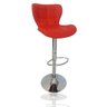 Banqueta Cadeira Giratorio Encosto Formiga Cozinha Bar Casa Aço Cromado Courissimo - 2