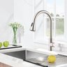 Torneira Goumet Monocomando Pull Down Bancada Mesa Cozinha Metal Escovado - 5