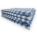 Ver imagem 2 de Pano de Chão Xadrez Alvejado Grande Limpeza Duplo - 10 Un