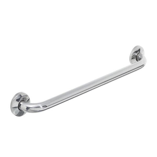 Alça de Apoio Banheiro Inox Barra 40cm Idoso Cadeirante Deficiente Acessibilidade Kit 2 unidades - 1