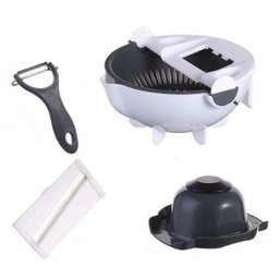 Cortador Fatiador Multifuncional Legumes Salada Frutas Cozinha Alimentos Ralador Escorredor - 9