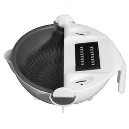 Cortador Fatiador Multifuncional Legumes Salada Frutas Cozinha Alimentos Ralador Escorredor - 1