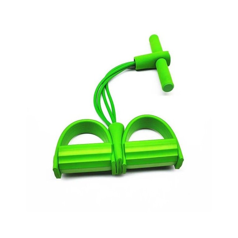 Extensor 4 tubos Academia Pedal Fitness Casa abdominal elastico cordas Pilates exercicio