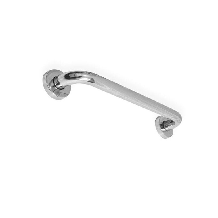 Alça Apoio Banheiro Barra Inox 30cm Idoso Cadeirante Deficiente Acessibilidade